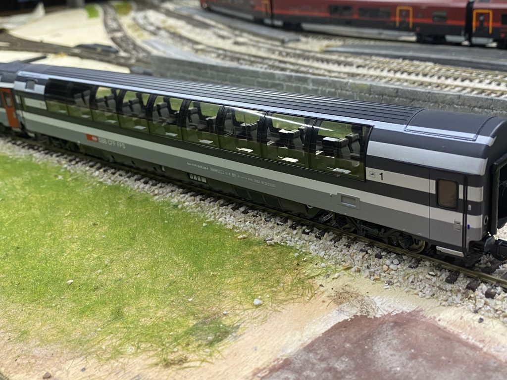 apm sbb carrozza panoramica svizzera Trick Track model